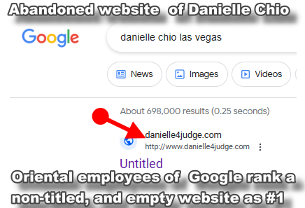  Black Pages Report: Google Ranks Dismantled Judge Chio Website as #1