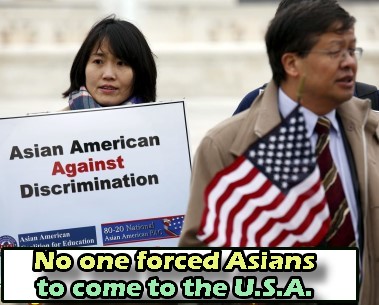 Asians Protesting Against Harvard Admission Policies