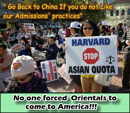 Asians Protesting Against Harvard Admission Policies